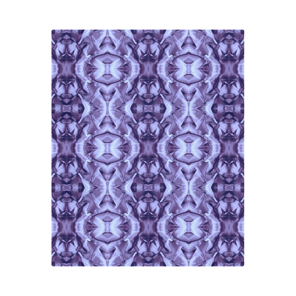 Purple  Fabric Pattern Design Duvet Cover 86"x70" ( All-over-print)
