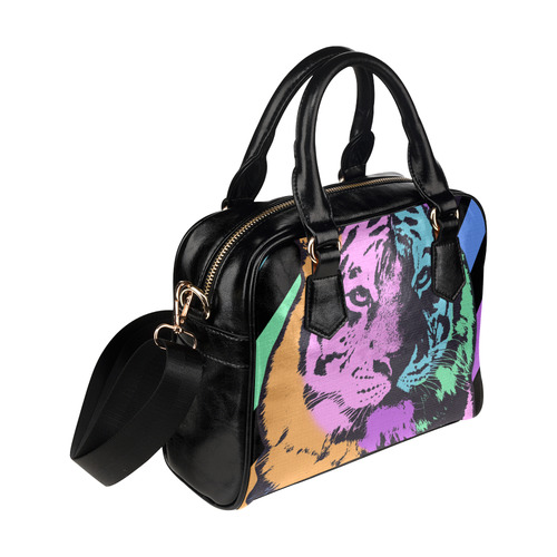 TIGER MULTICOLORS Shoulder Handbag (Model 1634)