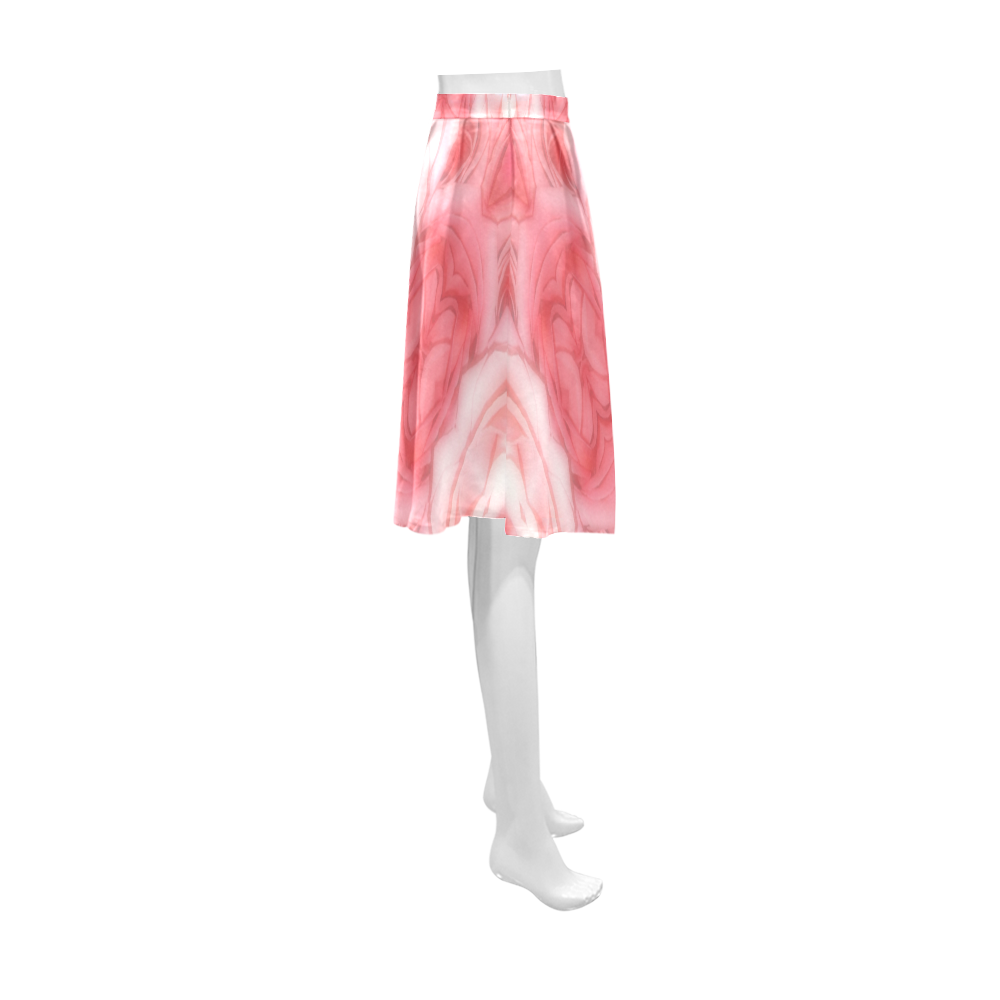 Bouquet of Pink Roses Soft Touch 3 Athena Women's Short Skirt (Model D15)