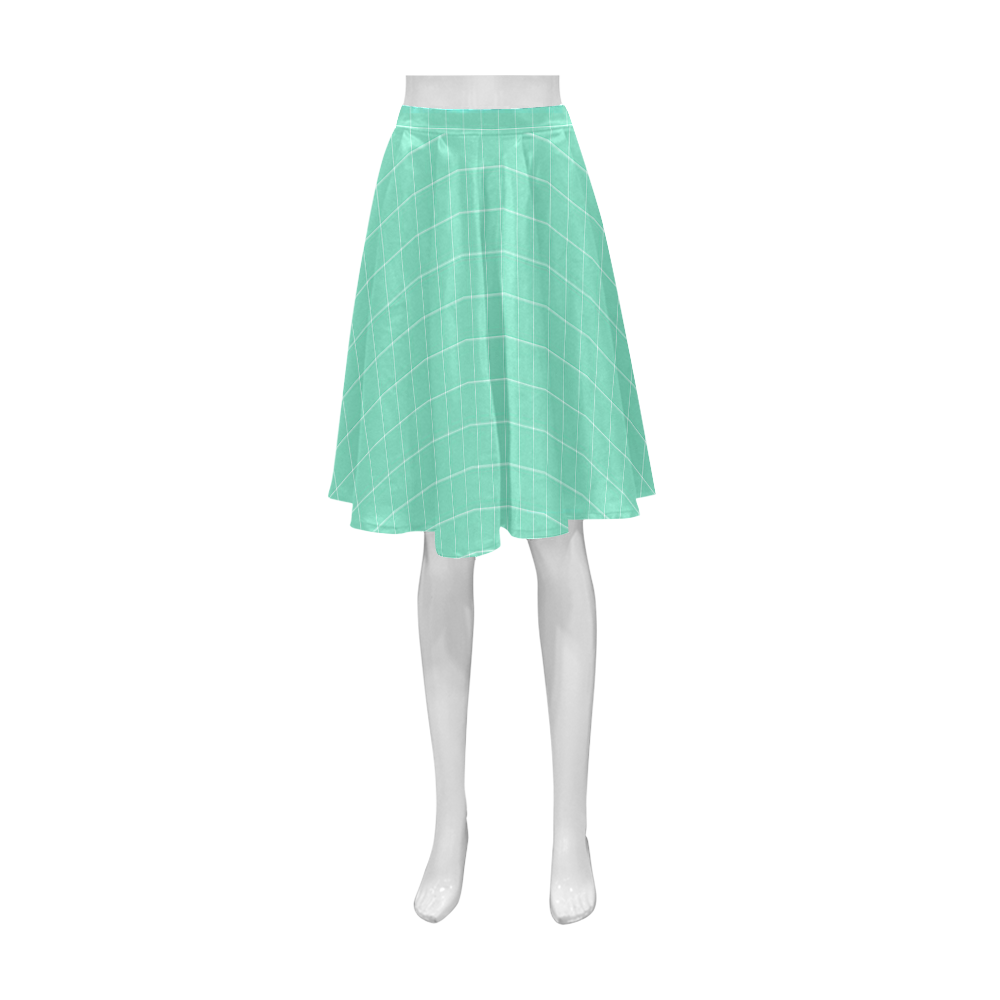 squares 5 Athena Women's Short Skirt (Model D15)