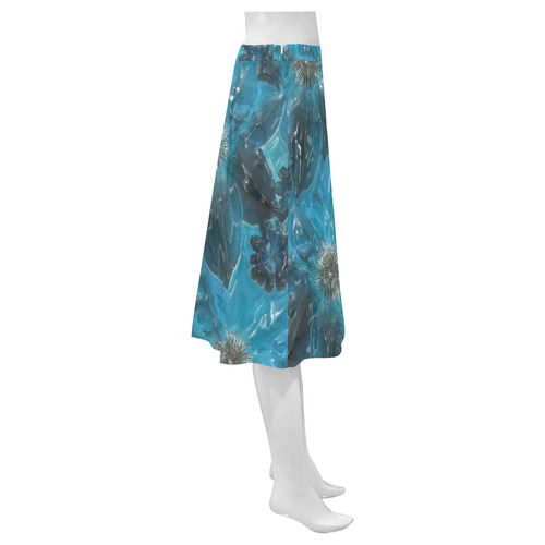 Floral ArtStudio 261016 D Mnemosyne Women's Crepe Skirt (Model D16)