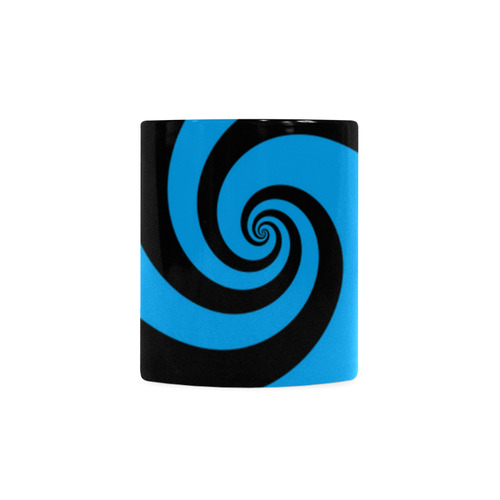 BLACK & BLUE SWIRL White Mug(11OZ)