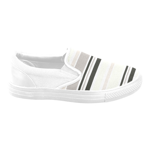 New arrival in shop! Shoe collection with artistic Stripes. Vintage edition 2016 Slip-on Canvas Shoes for Men/Large Size (Model 019)