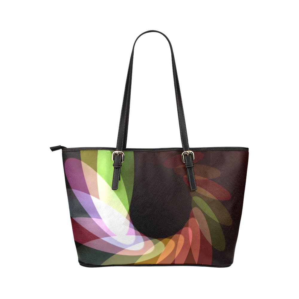 Eliptical Motion Leather Tote Bag/Small (Model 1651)
