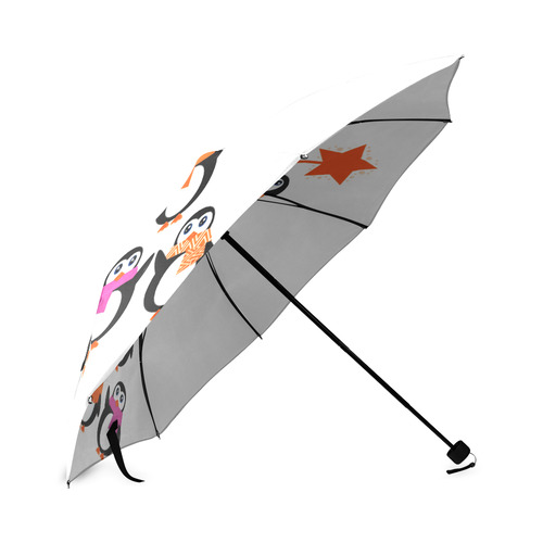 New in shop! Vintage designers umbrella. Hand-drawn characters. Available only in our Shop. Arctic p Foldable Umbrella (Model U01)