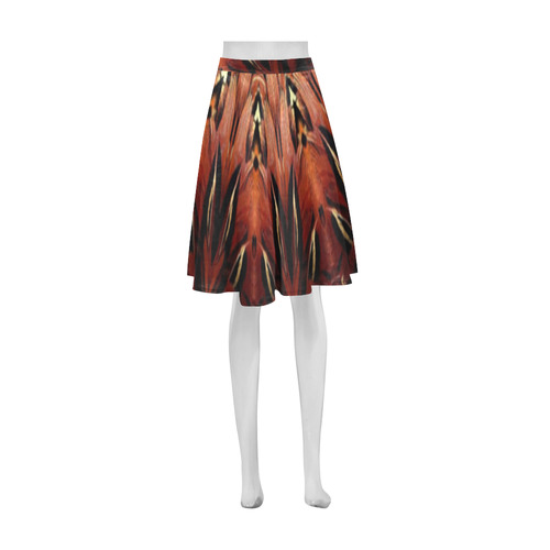 Flaming Feather Kaleidoscope Athena Women's Short Skirt (Model D15)
