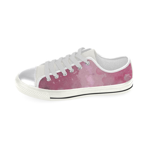 LILAC SURPISE Canvas Women's Shoes/Large Size (Model 018)