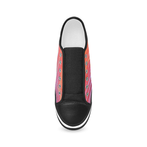solaris Women's Canvas Zipper Shoes/Large Size (Model 001)