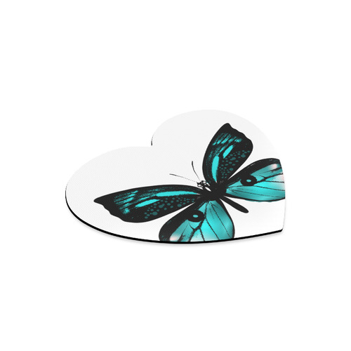 New! Designers heart-shaped vintage edition with Butterfly. New design in our atelier is fresh. Vint Heart-shaped Mousepad