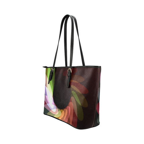 Eliptical Motion Leather Tote Bag/Small (Model 1651)