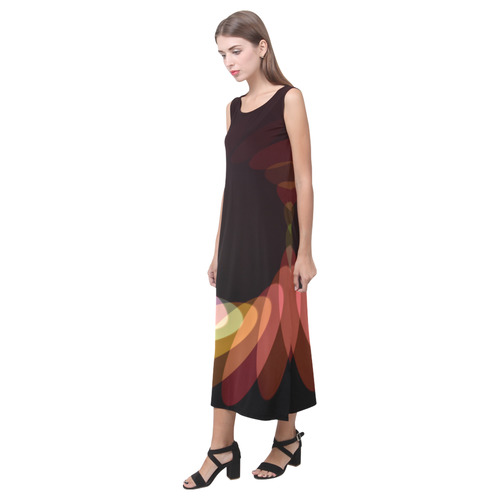 Eliptical Motion Phaedra Sleeveless Open Fork Long Dress (Model D08)