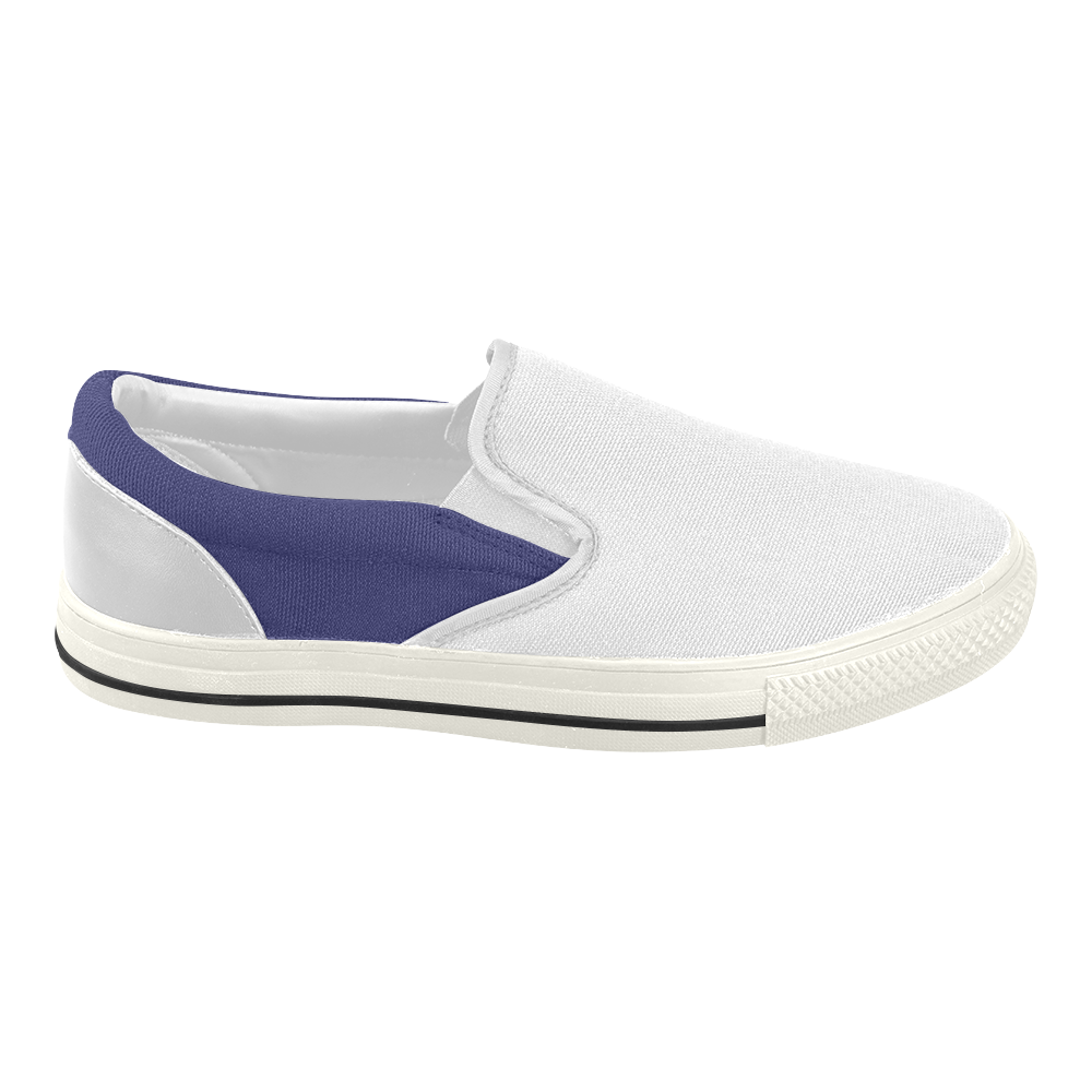 New! Vintage original designers Shoe. New in our Atelier. Fresh edition 2016 / BLUE Women's Slip-on Canvas Shoes (Model 019)