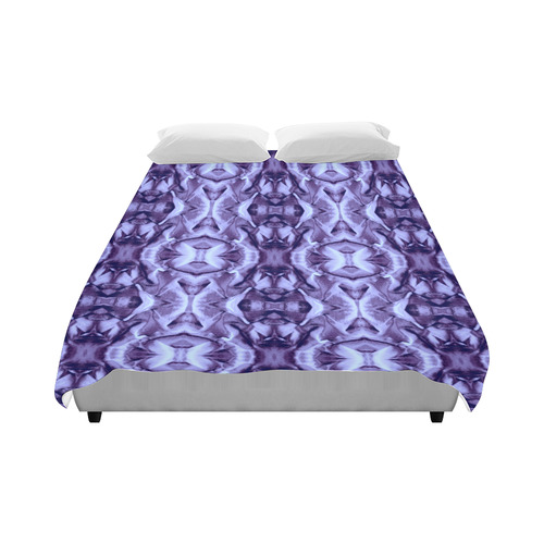 Purple  Fabric Pattern Design Duvet Cover 86"x70" ( All-over-print)