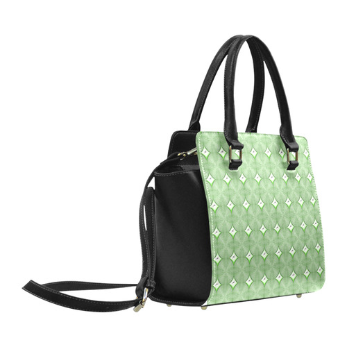 green sky tiles Classic Shoulder Handbag (Model 1653)