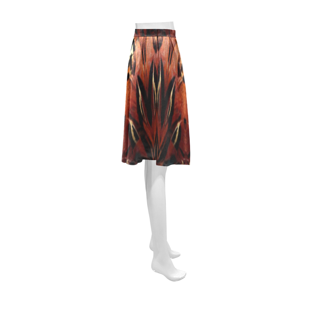 Flaming Feather Kaleidoscope Athena Women's Short Skirt (Model D15)