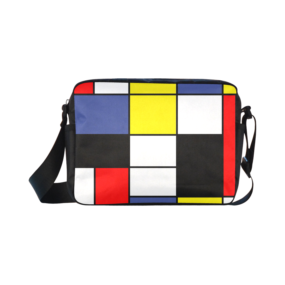 Mondrian, Minimalist Classic Cross-body Nylon Bags (Model 1632)