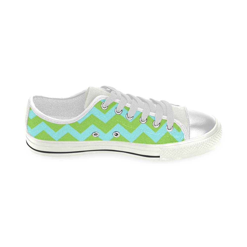 New arrival in shop! Luxury designers shoes with zig-zag pattern art. New arrival in Shop. Fashion C Canvas Women's Shoes/Large Size (Model 018)