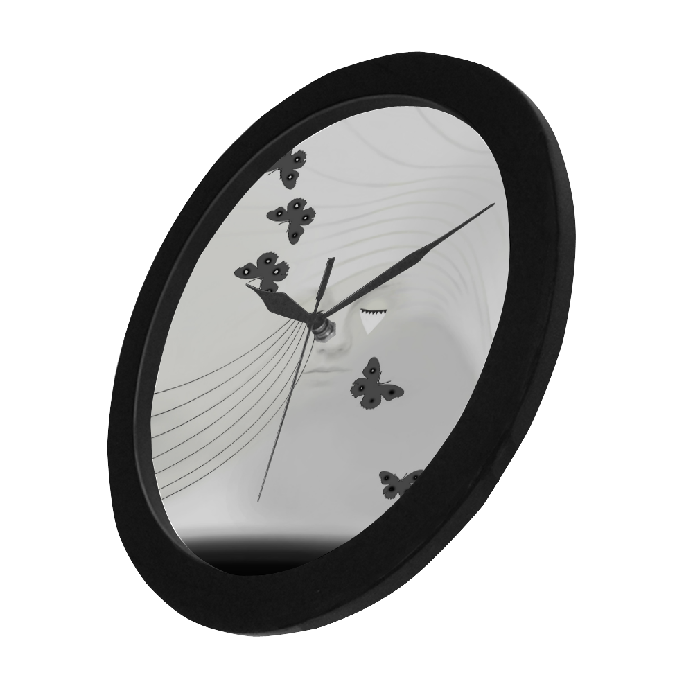 A Beautiful Sorrow Circular Plastic Wall clock