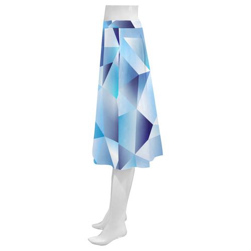 cold as ice Mnemosyne Women's Crepe Skirt (Model D16)