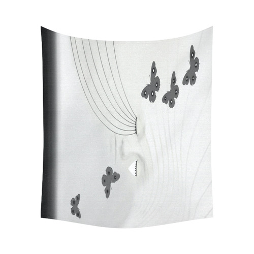 A Beautiful Sorrow Cotton Linen Wall Tapestry 60"x 51"