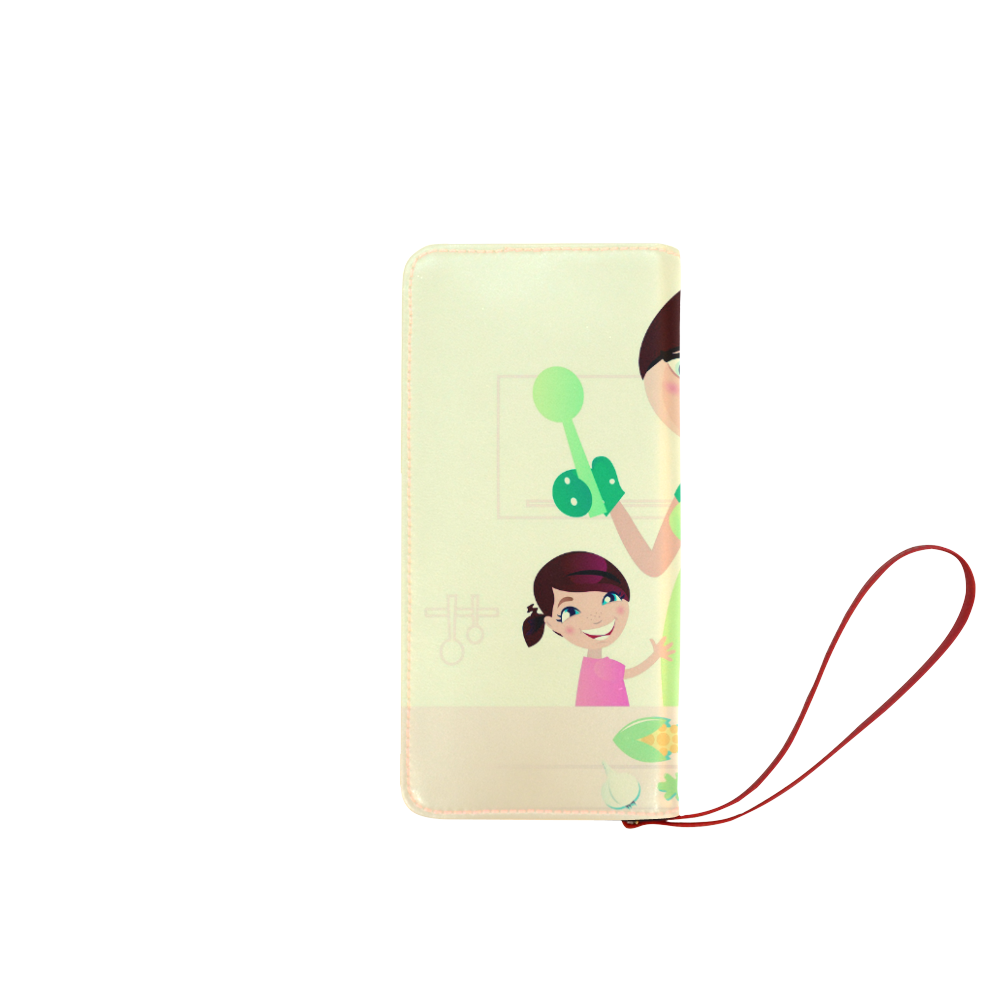 Vintage design. Woman / mother and Kid. New arrivals in shop for 2016. Original hand-drawn art editi Women's Clutch Wallet (Model 1637)
