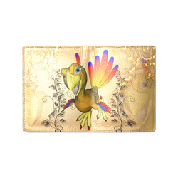 funny toon phoenix Men's Leather Wallet (Model 1612)