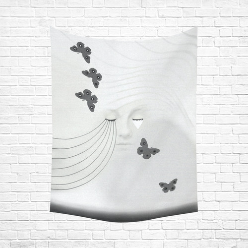 A Beautiful Sorrow Cotton Linen Wall Tapestry 60"x 80"