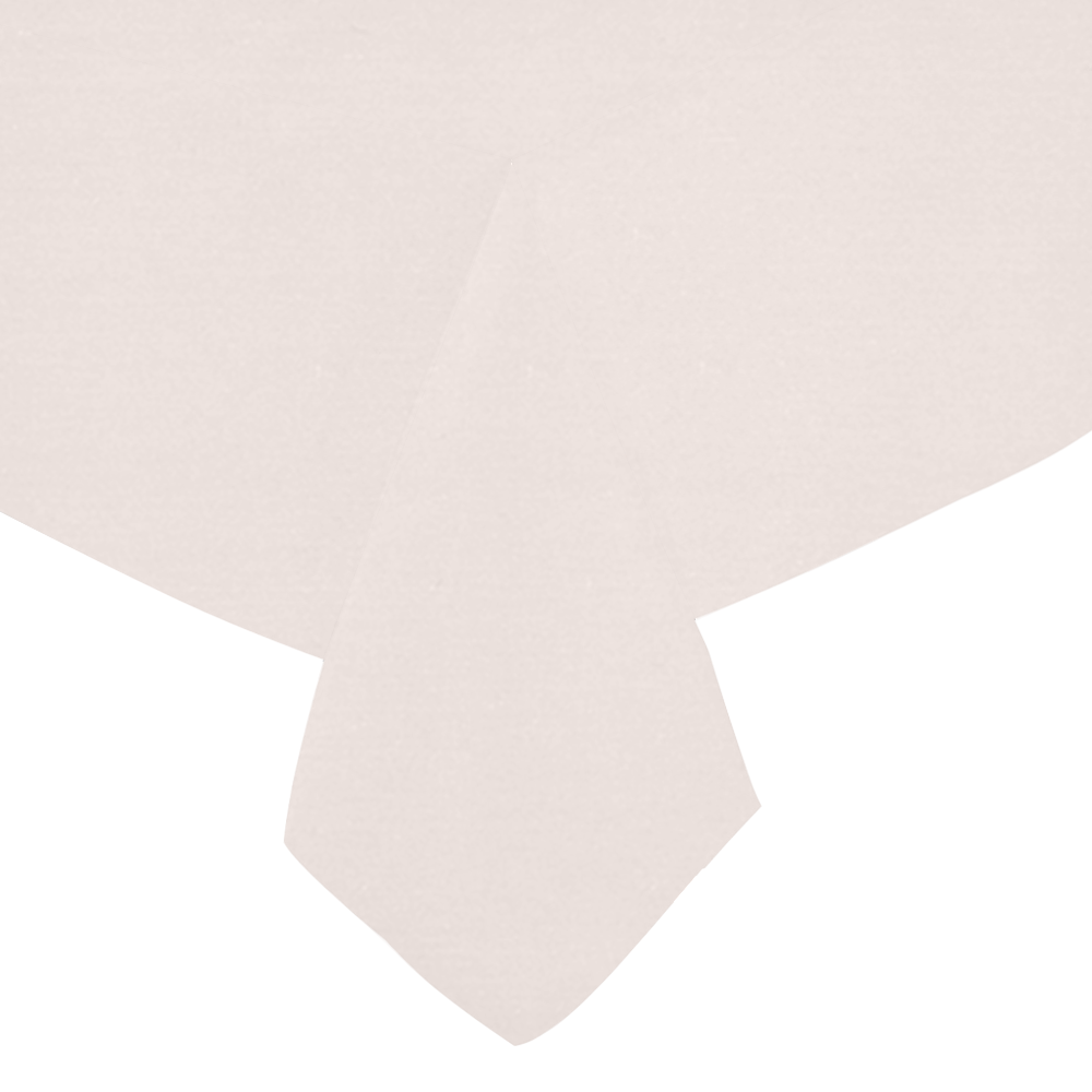 Bridal Blush Cotton Linen Tablecloth 52"x 70"
