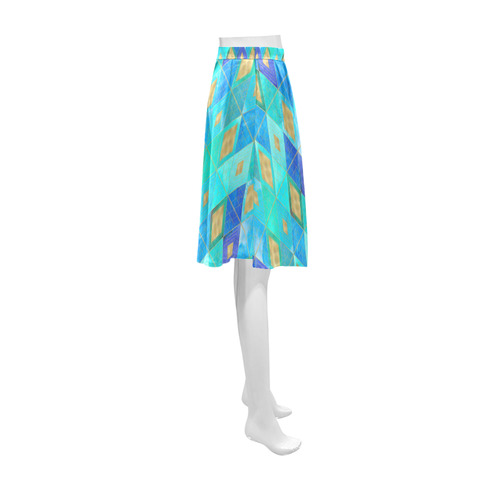 Under water Athena Women's Short Skirt (Model D15)