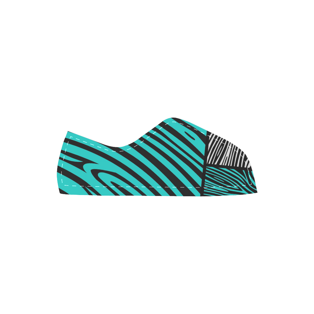 New! Africa striped Collection 2016. New arrival in Shop. Unique hand-drawn design. Welcome in our u Velcro Canvas Kid's Shoes (Model 008)
