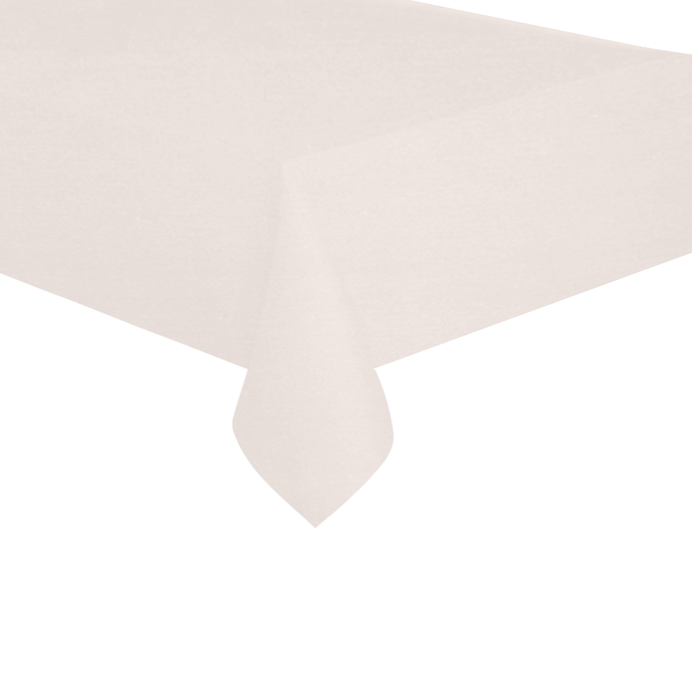 Bridal Blush Cotton Linen Tablecloth 60"x120"