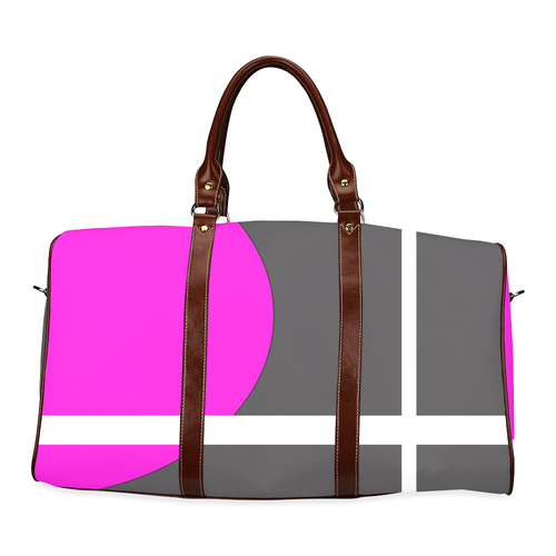 Fuchsia Waterproof Travel Bag/Small (Model 1639)