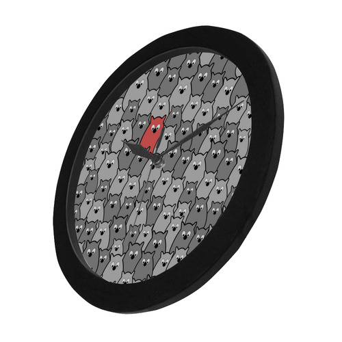 Stand Out From the Crowd Circular Plastic Wall clock
