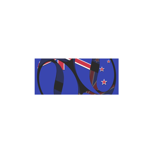 The Flag of New Zealand Sleeveless Splicing Shift Dress(Model D17)