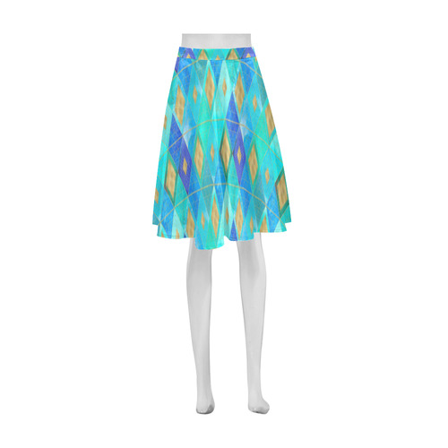 Under water Athena Women's Short Skirt (Model D15)