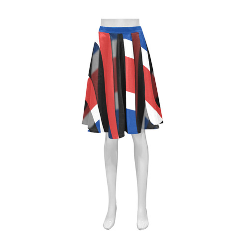 The Flag of Iceland Athena Women's Short Skirt (Model D15)