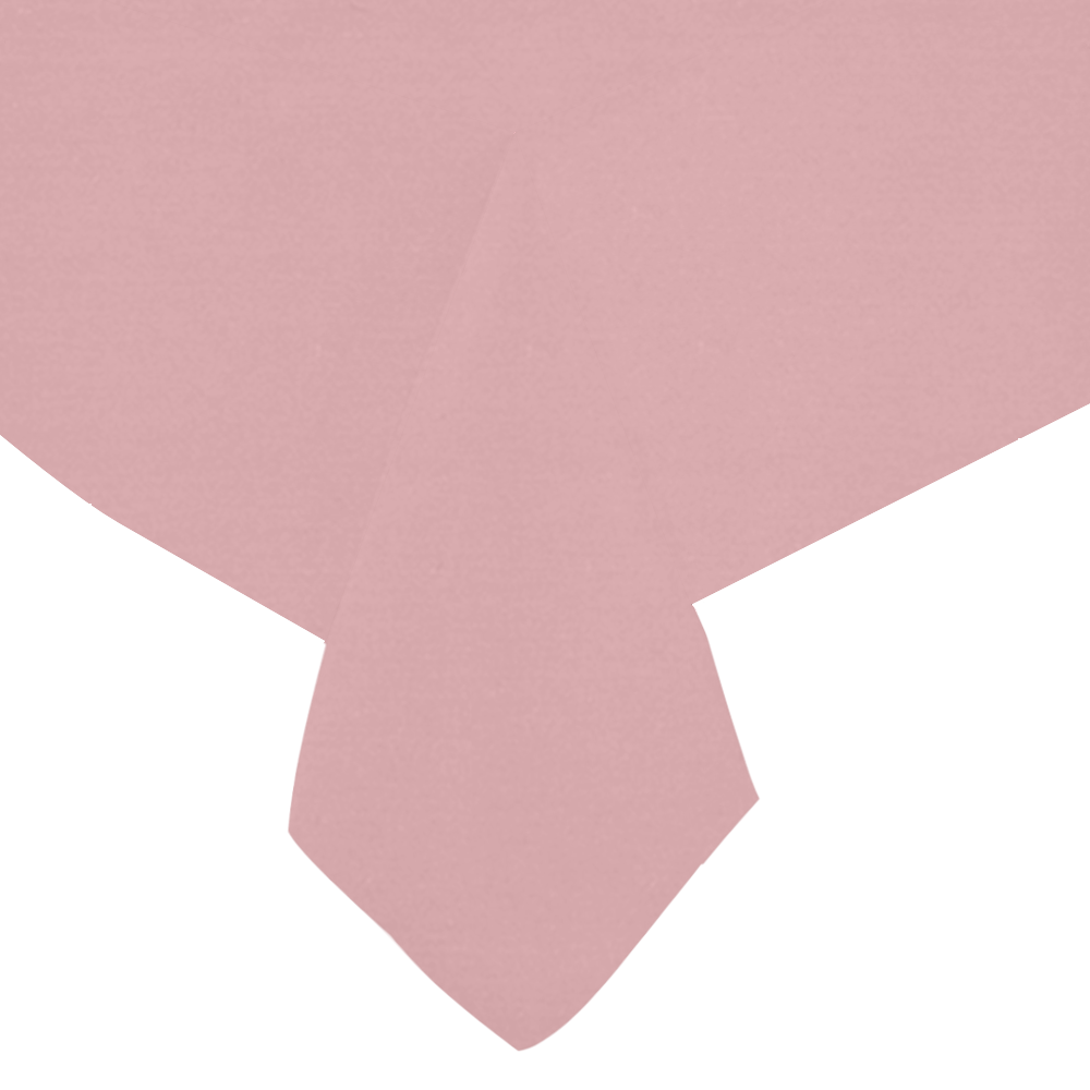Bridal Rose Cotton Linen Tablecloth 60"x 84"