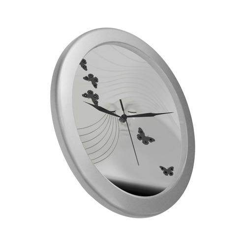 A Beautiful Sorrow Silver Color Wall Clock