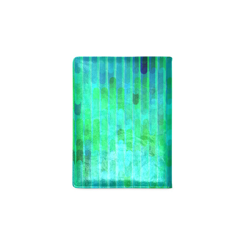 Beautiful Blue Green Abstract Pattern Custom NoteBook B5