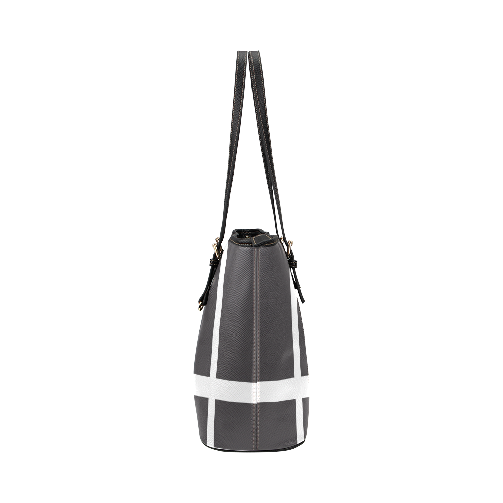 Fuchsia Leather Tote Bag/Small (Model 1651)