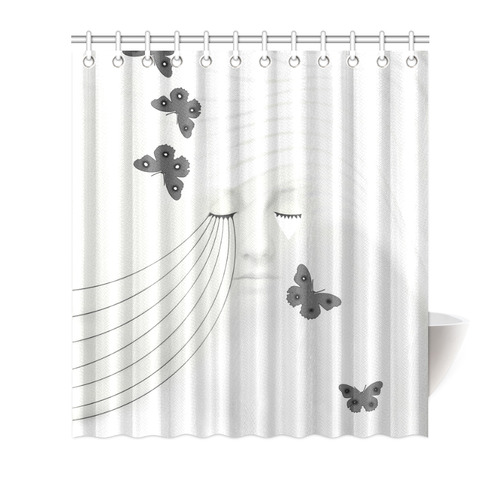 A Beautiful Sorrow Shower Curtain 66"x72"