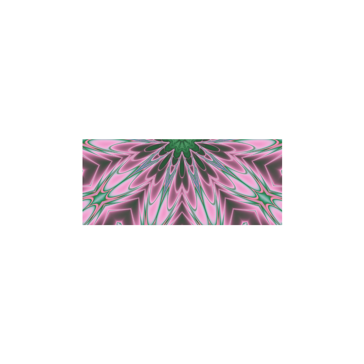 Fractal Kaleidoscope Mandala Flower Abstract 27 Sleeveless Splicing Shift Dress(Model D17)