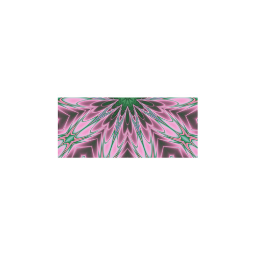 Fractal Kaleidoscope Mandala Flower Abstract 27 Sleeveless Splicing Shift Dress(Model D17)