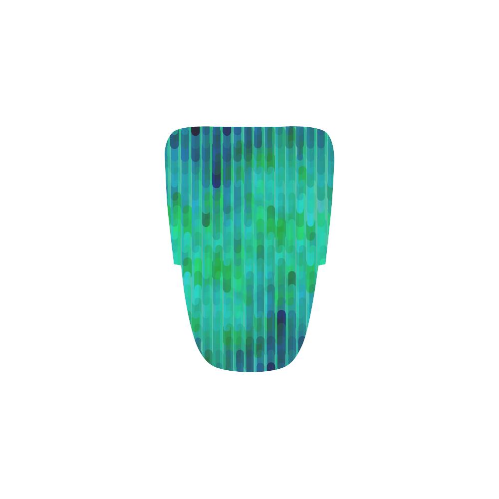 Beautiful Blue Green Abstract Pattern Women’s Running Shoes (Model 020)