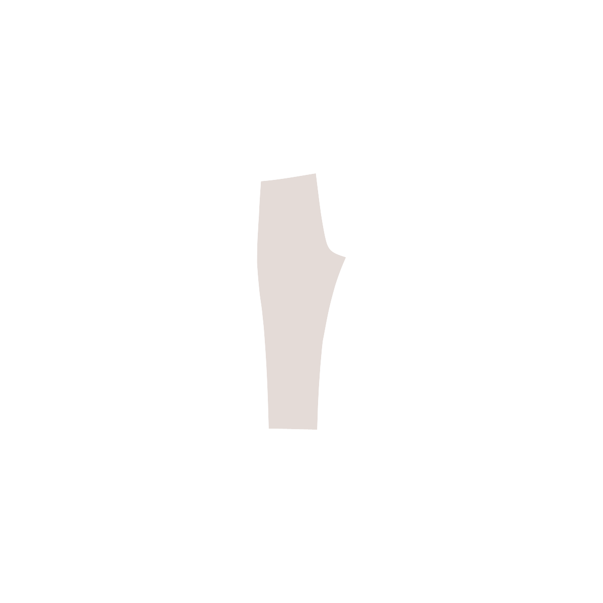 Bridal Blush Capri Legging (Model L02)