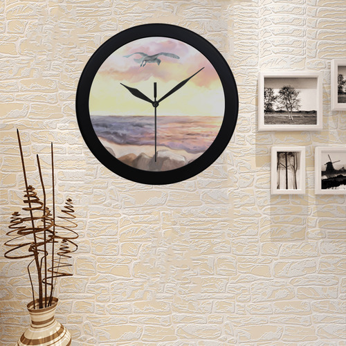 amanece Circular Plastic Wall clock