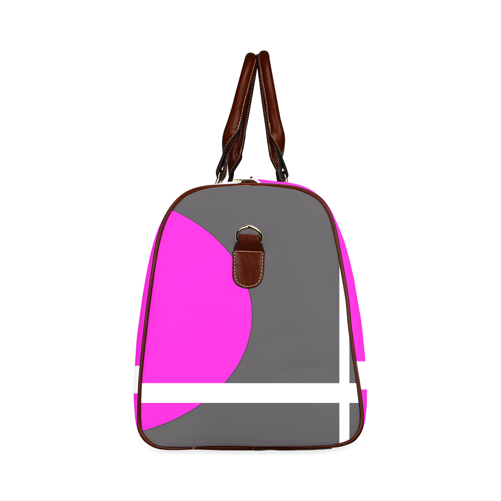 Fuchsia Waterproof Travel Bag/Small (Model 1639)