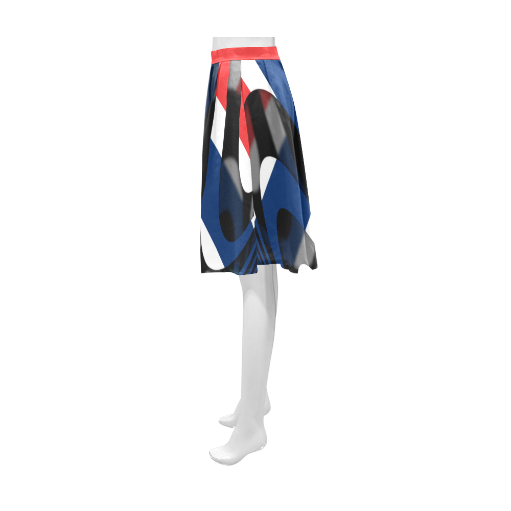 The Flag of Norway Athena Women's Short Skirt (Model D15)