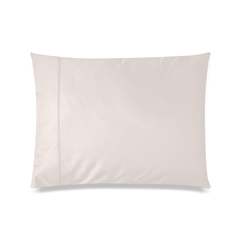 Bridal Blush Custom Zippered Pillow Case 20"x26"(Twin Sides)