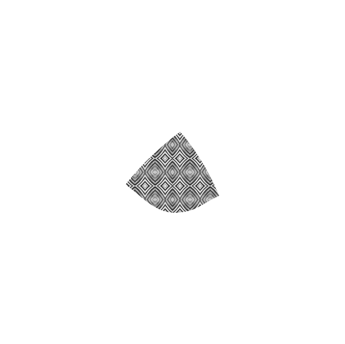 black and white diamond pattern Custom Bikini Swimsuit (Model S01)